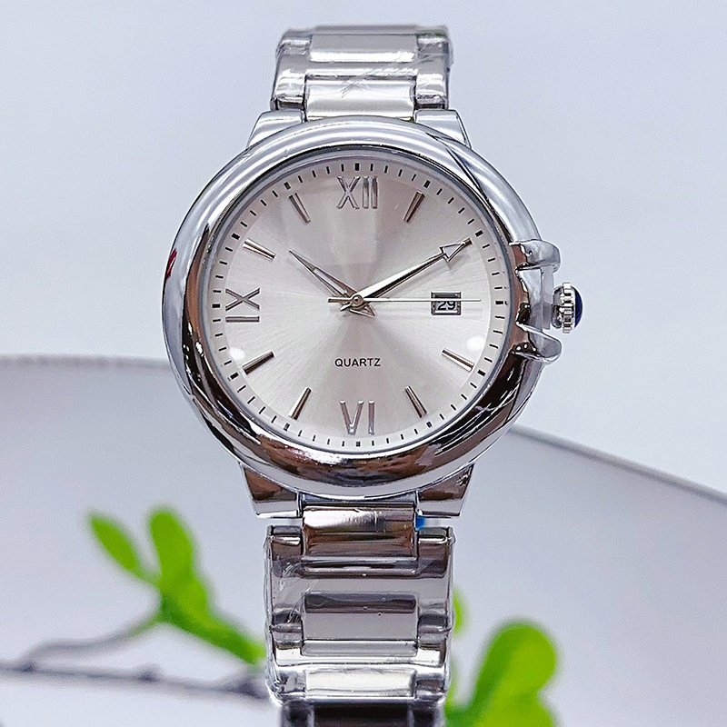 Vintage High Sense Quartz Women's Watch Stainless Steel Band Simple Luxury Lady Watch