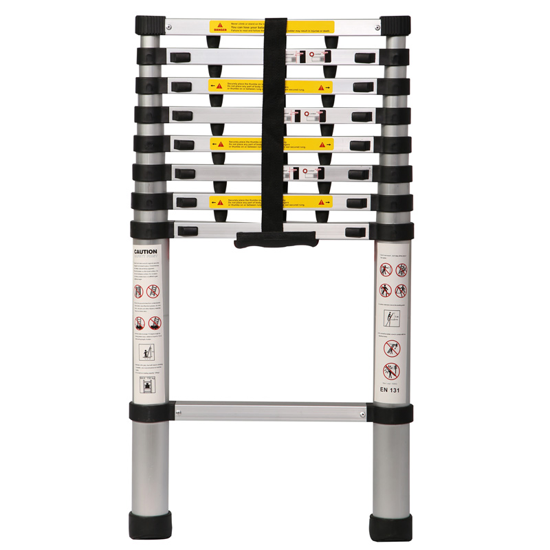 3.8m Telescopic Extension Ladder with En131-6 Certificate