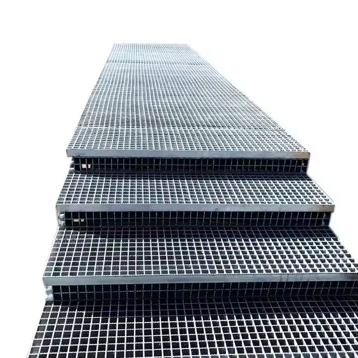 Heavy-Duty Hot DIP Galvanized Steel Drainage Grates for Walkways