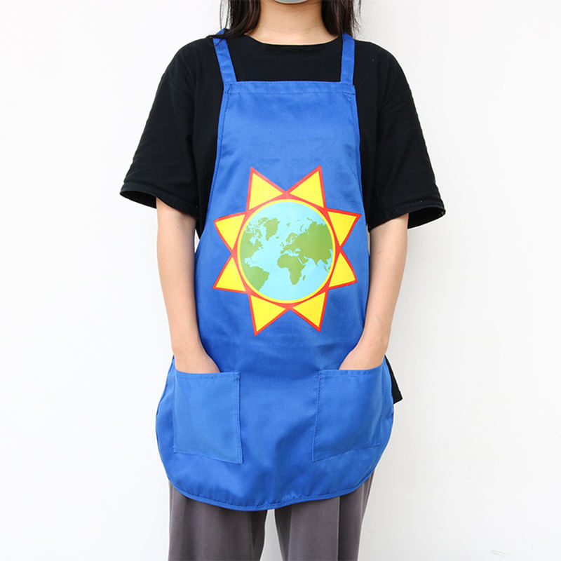Hot Sale Design Custom Logo Non Woven Fabric Sleeveless Cheap Kitchen Aprons Sale