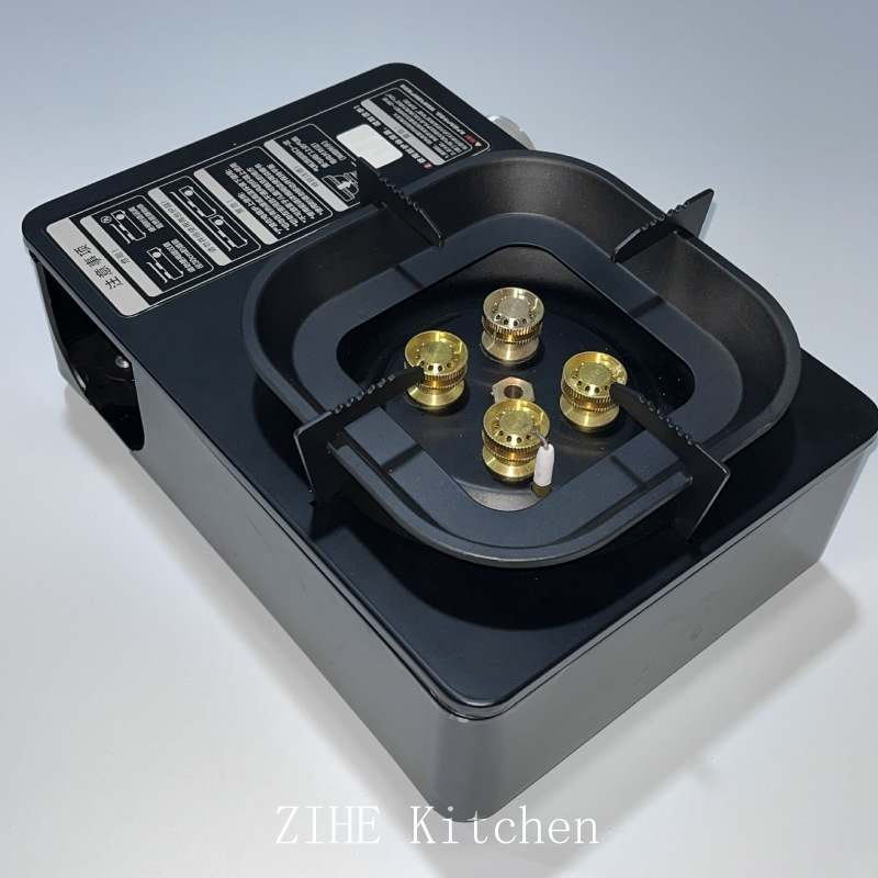 Outdoor Cassette Stove Four Head Portable Cass Fondue Outdoor Barbecue Stove