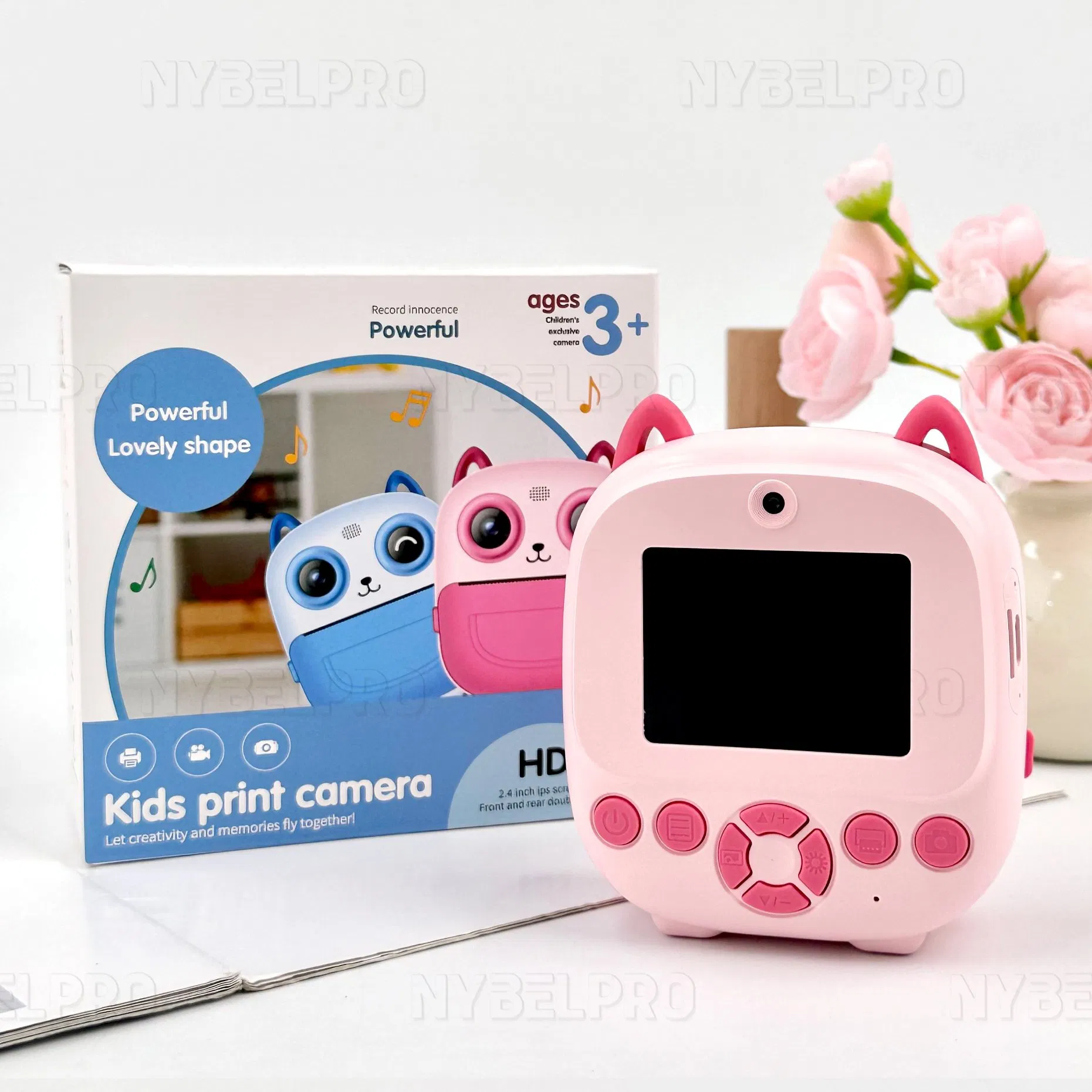 Nybelpro Mini Camera Instant Printer Cameras Photo Paper Toddler Birthday Gifts camera Para Ninos Kids Toy Digital Camera Children Camera