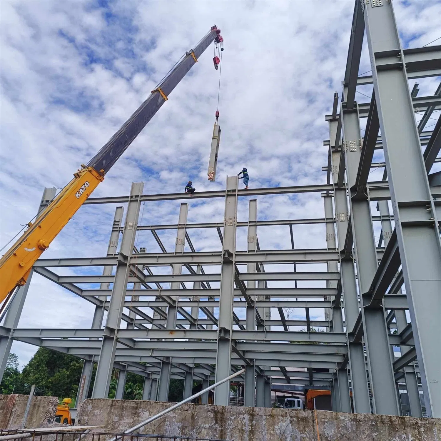 Customized Design DIP Galvanized Frame Industrial Shed Prefab/Prefabricated Steel Structure Warehouse for Steel Construction Storage/Workshop/Hangar/Garage