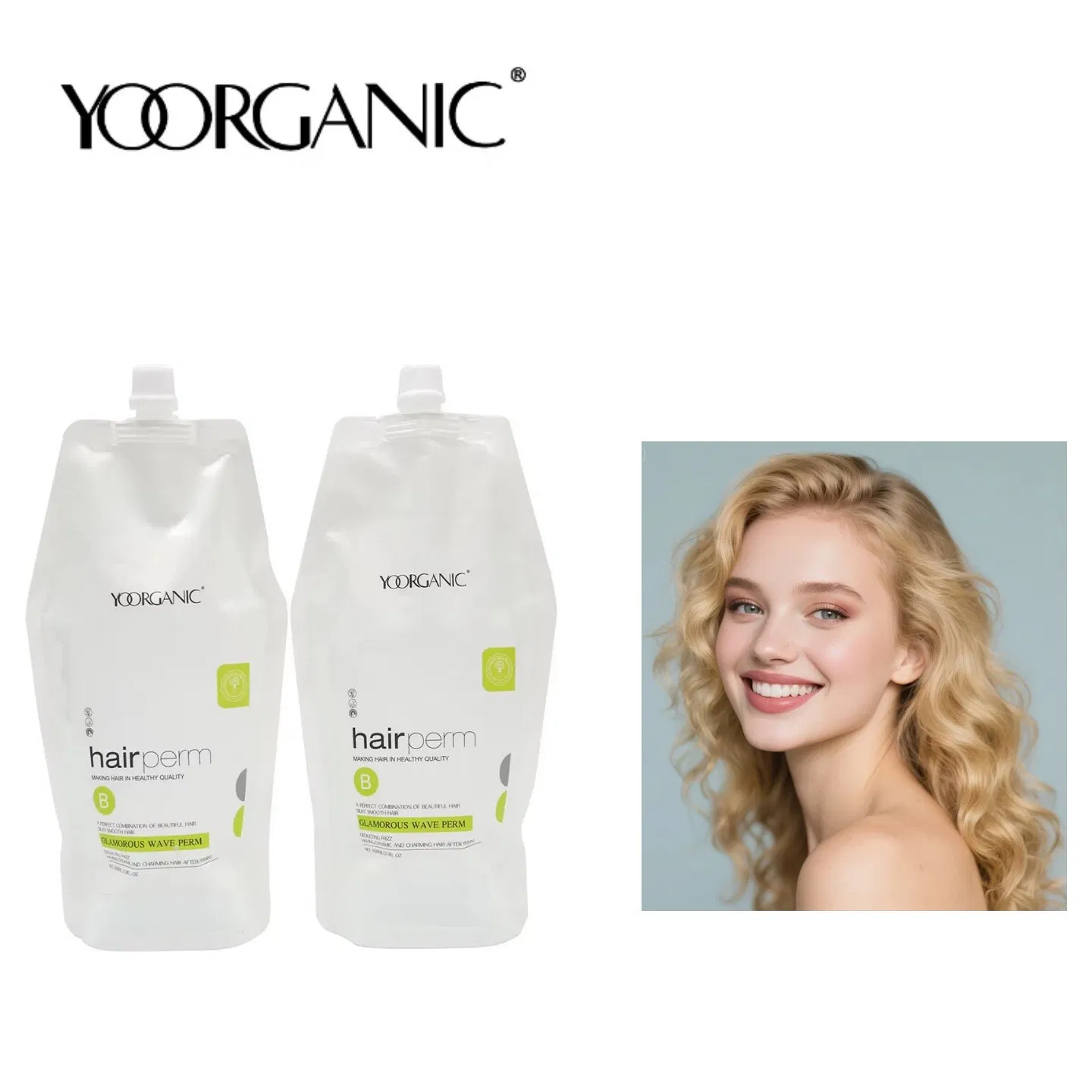 Low MOQ Permanent Curl Hair Perm Sets Gentle and Effective Voluminous Curls