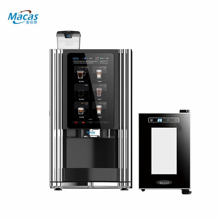 Smart Table Top Fresh Milk Espresso Programmable Coffee Vending Machine