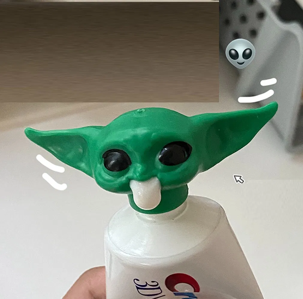 3D Printed Y-Oda Baby Closing Toothpaste Caps Mi18949