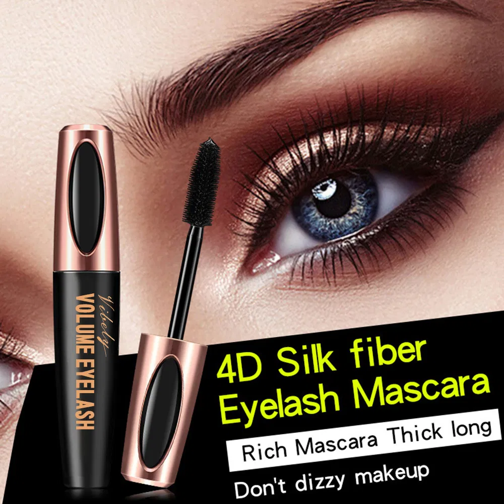 Lasting Waterproof Extension Lengthening Curling Eyelash 4D Fiber Mascara