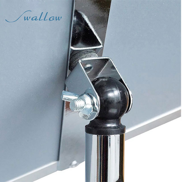 Sign Holder Poster Stand with Rotating Snap Frame, Adjustable Sign Holder Pedestal Telescoping Stand