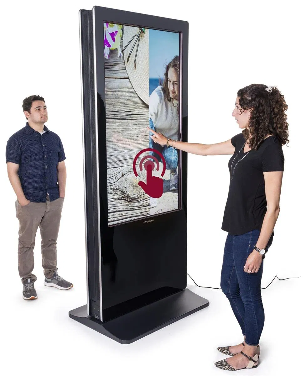 Digital Signage 43 49 55 65 75 86 98 Inch LCD Panel Advertising Display Media Player Touch Screen Information Kiosk LCD Display Monitor