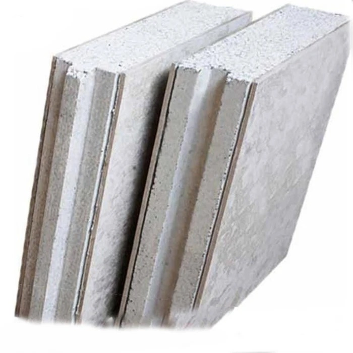 2440X610 mm Lightweight Precast Concrete EPS Sandwich Fiber Cement SIP Ready Made Wall Panel