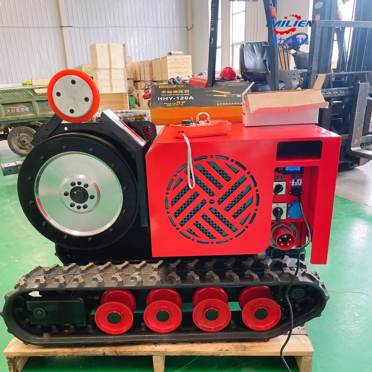 Электрическая канатная пила PLE-220 для камня и бетона