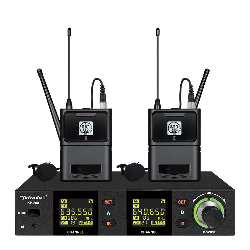 Dual-Channel UHF KTV Wireless Microphone for Karaoke