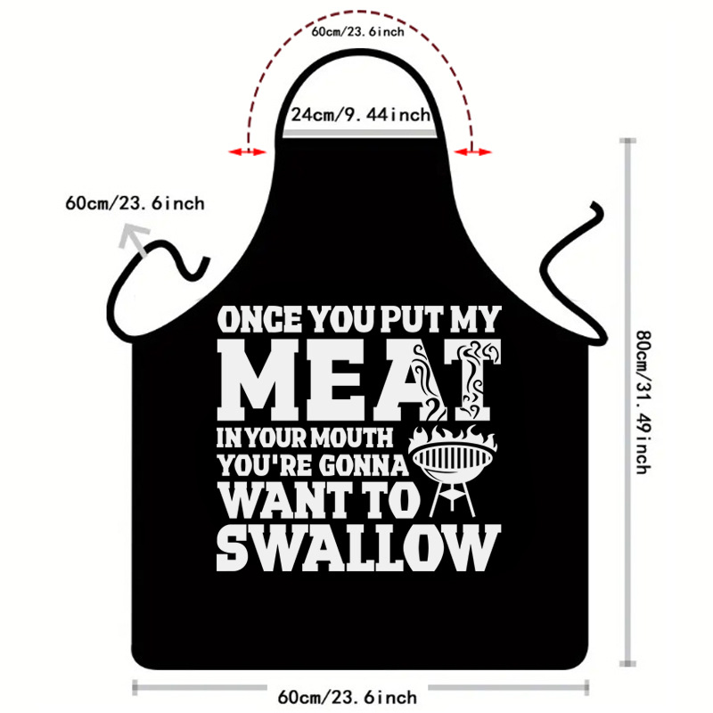 Wholesale Custom Black Fashion Printed Restaurant Polyester Cotton Chef Cooking Kitchen Apron