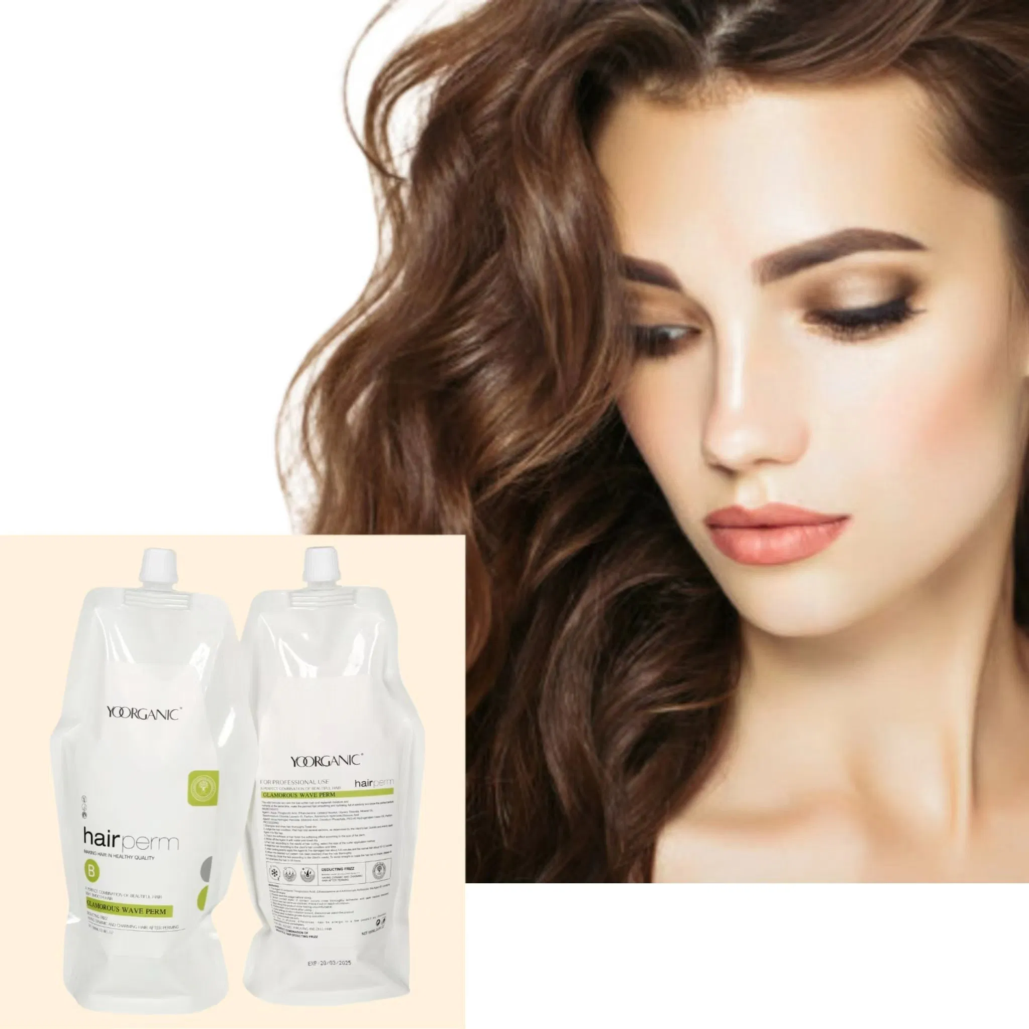 Private Label Organic Oil Hair Rebonding Lotion for Curly Hair Best Quality Hair Wave Perm for Salon Use