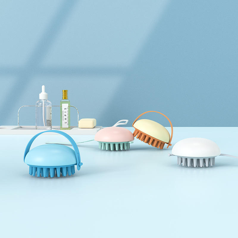 Hotsale Plastic ABS Silicone Scalp Massager Hair Shampoo Brush