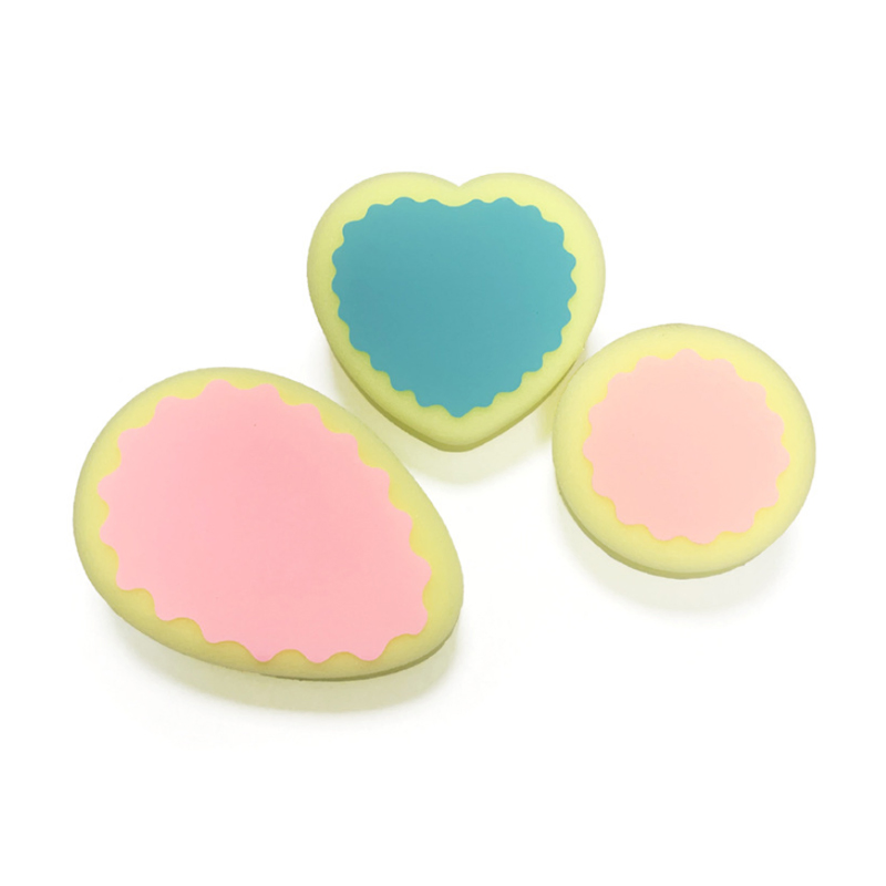 1PCS Magic Painless Hair Removal Popular Depilation Sponge Pad Effective Remove Tool Heart Shape