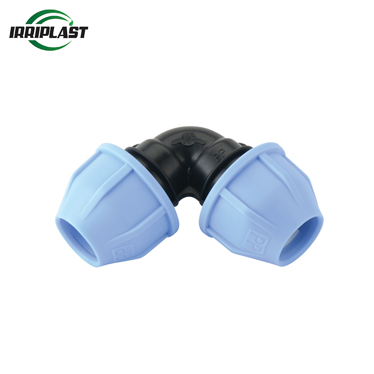 PP Compression Fittings Agricultural Irrigation Accessories Elbow for Water Supply