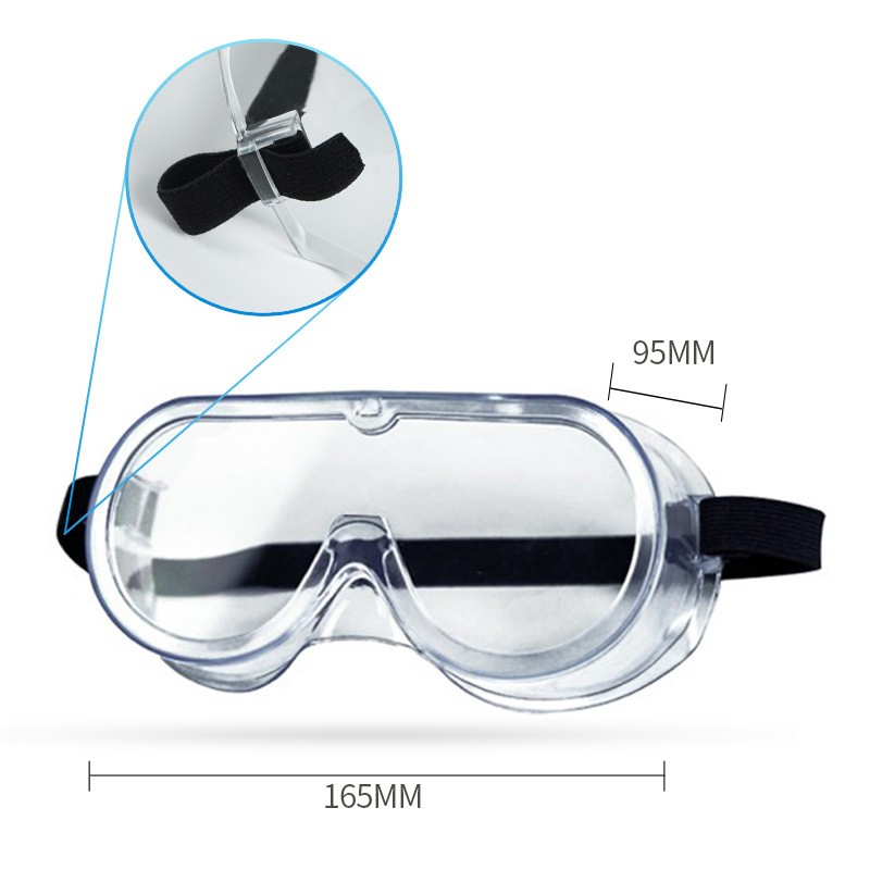 New Style Fully Enclosed Anti Fog Transparent Protective Goggles