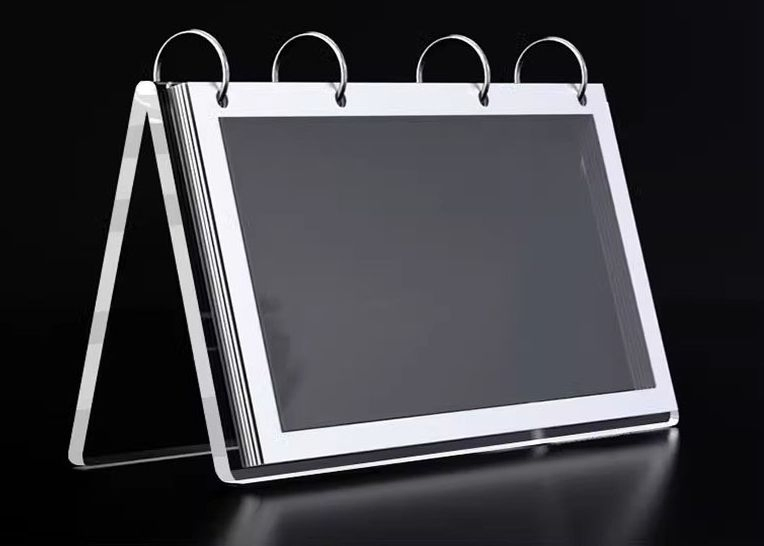 Display Stand Plastic Acrylic Table Letter Advertising Sign Desktop Billboard