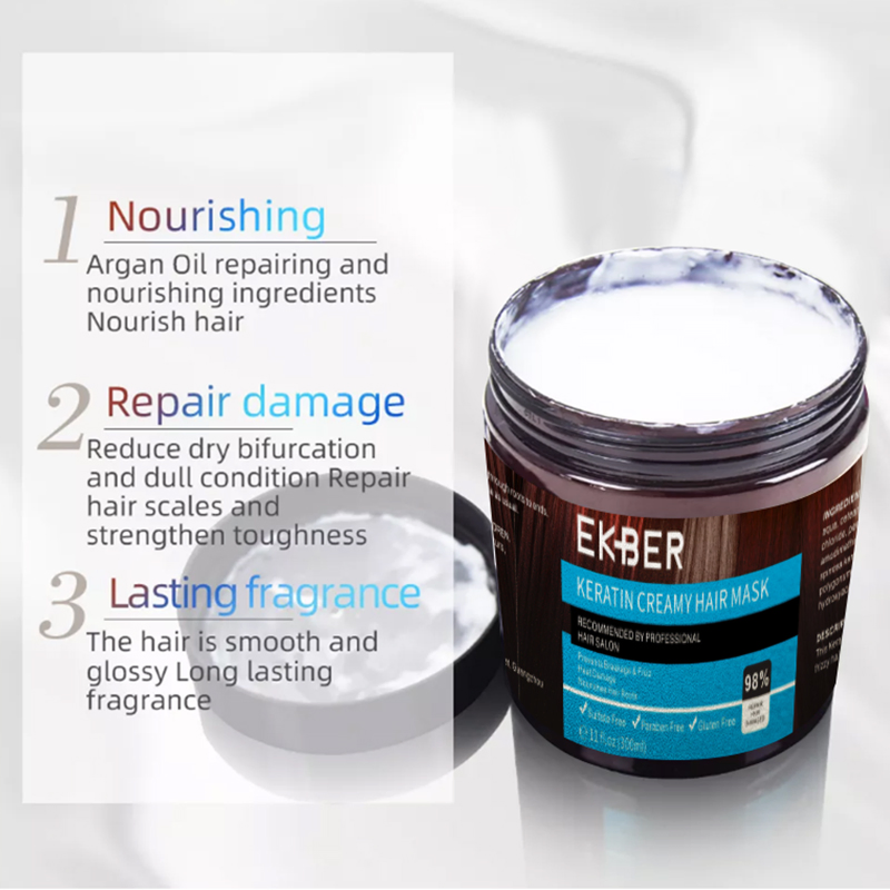Wholesale Hyaluronic Acid Hair Treatment with Protein and Keratin Nourishing Smoothing Hair Mask