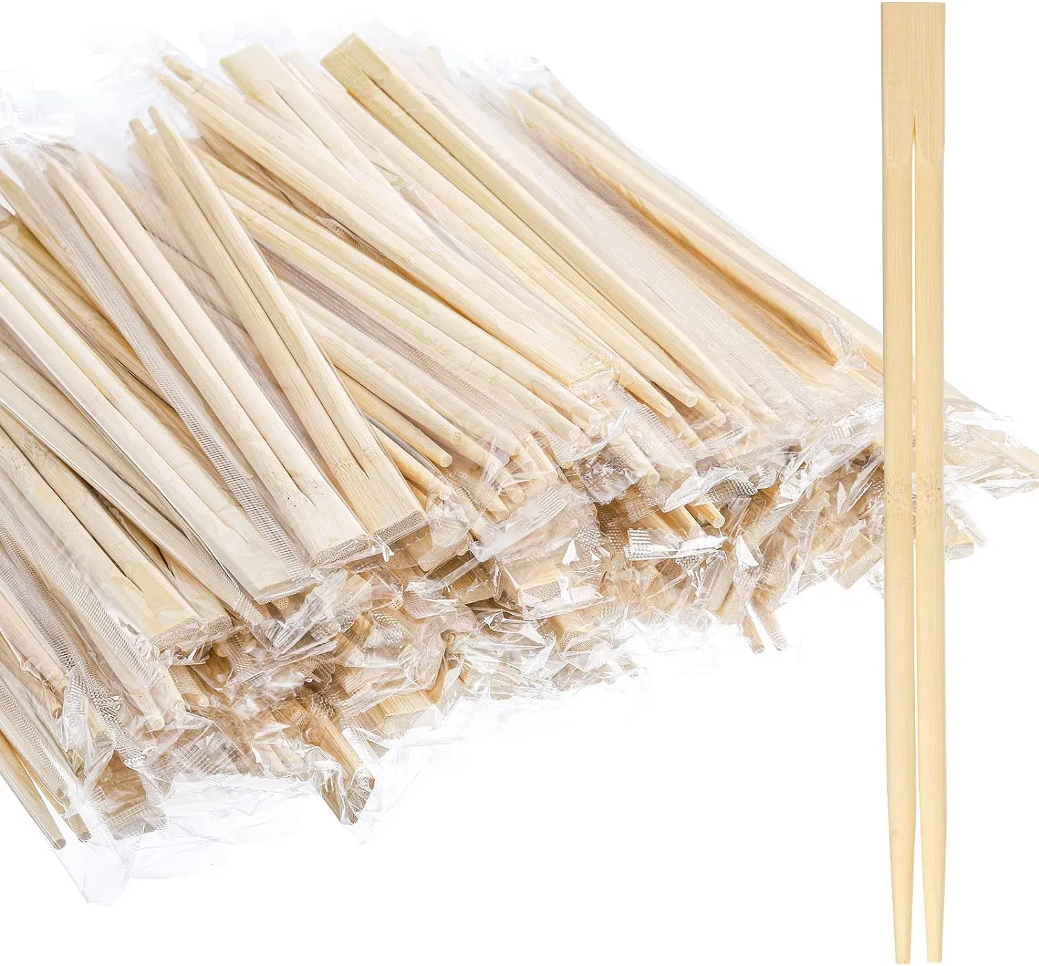 Disposable Chopsticks Natural Bamboo Wooden Utensils Cooking Chopstick Sturdy Smooth Finish
