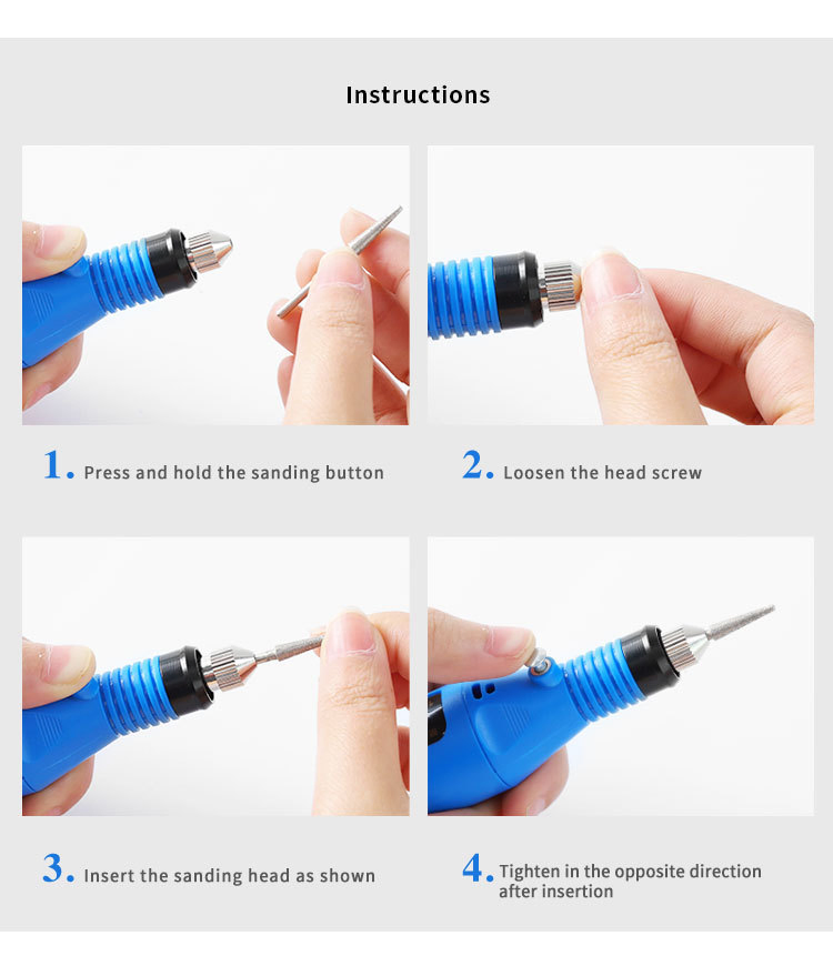 OEM USB Portable Electric Peeling Polishing Nail Polisher
