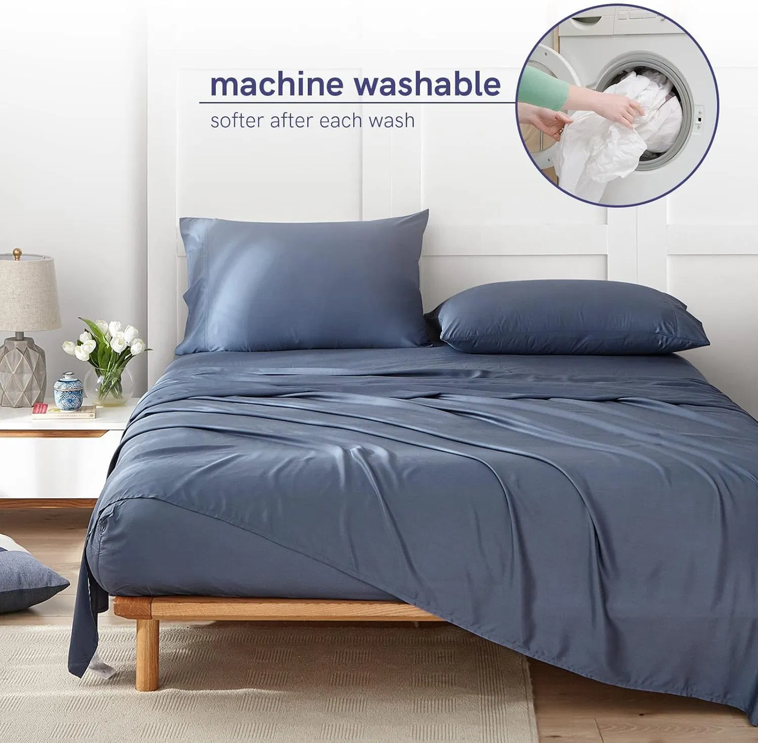 Luxurious Eco-Friendly Bamboo Sheet Set for Ultimate Comfort