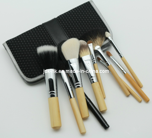 10PCS Best Seller Professional Makeup Brush with Natural Wooden Handle
