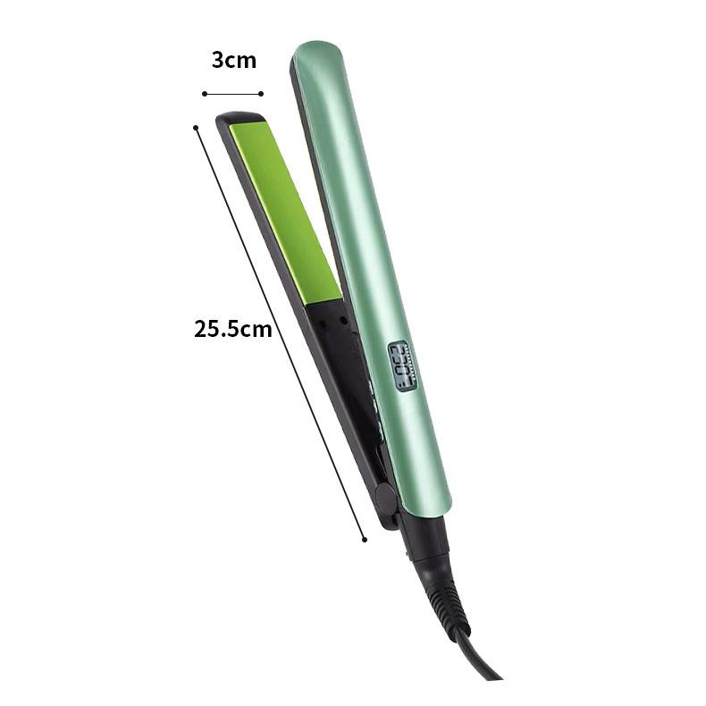 Ceramic Flat Iron Hair Straightener with Fast Heating, Constant Temperature, and Digital Display for Damage-Free Straightening