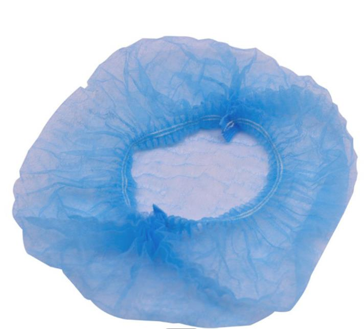 Disposable Nonwovens Dustproof Double Elastic Round Chef Cap
