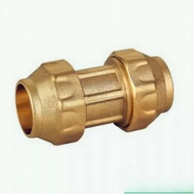Brass Compression Fittings with Female Nut for Polyethylene Pipe