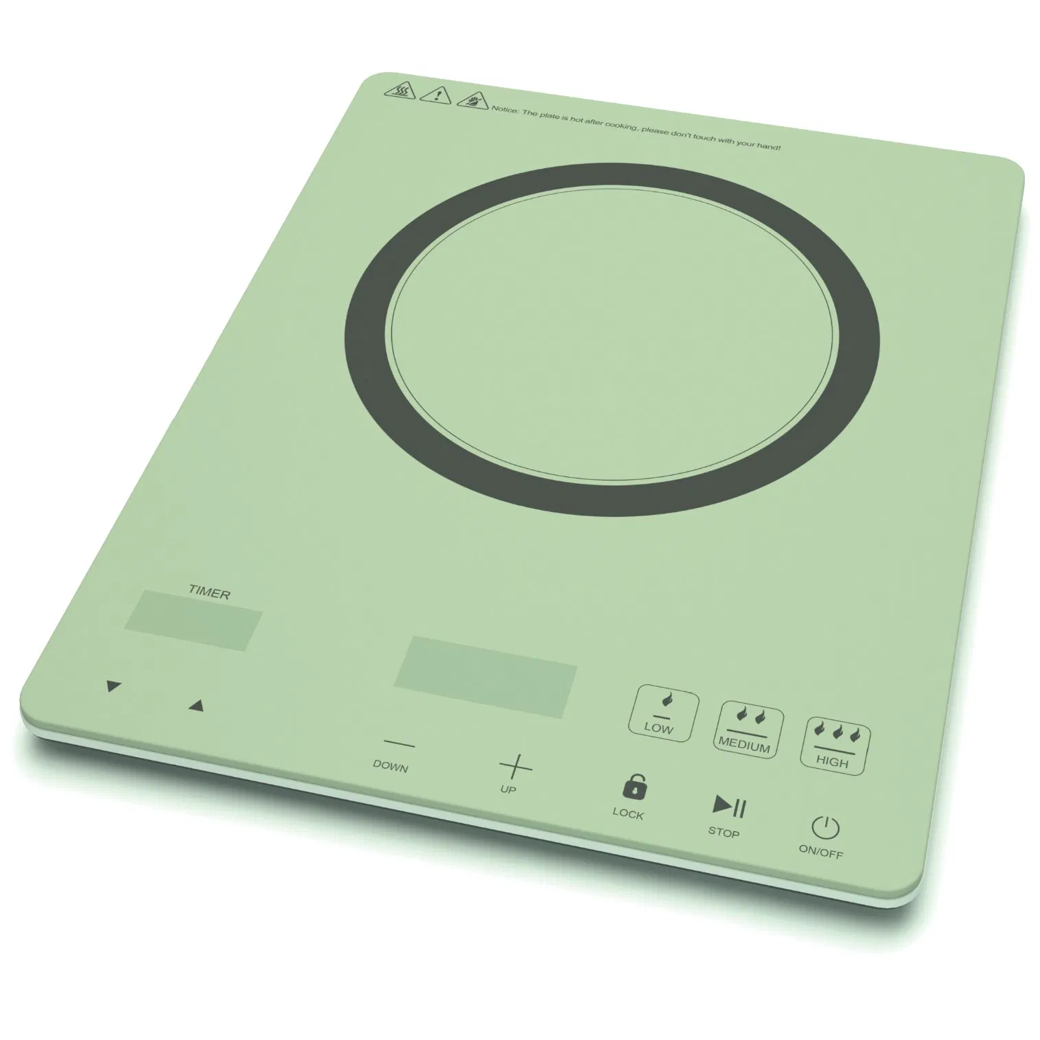 Metal Housing 1 Head Easy Operation Embedded Inlaid Induction Cooker