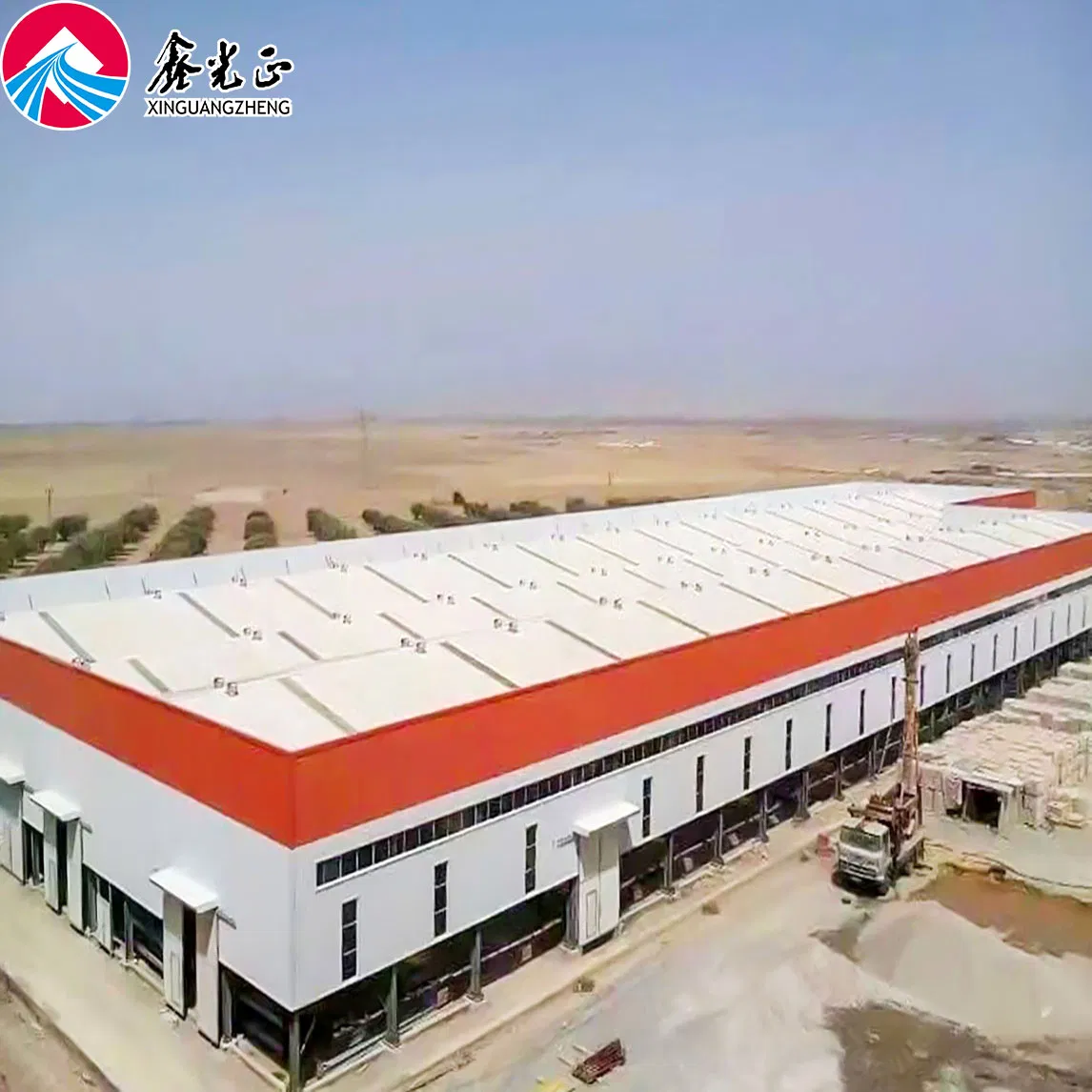 Algeria Prefabricated Steel Structure Workshop Prefab Metal Construction Building Price for Sale