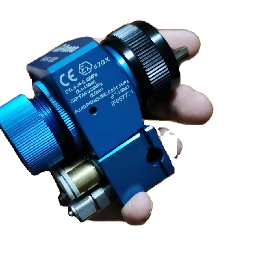 Краскопульт пневматический HVLP 1.1мм, синий