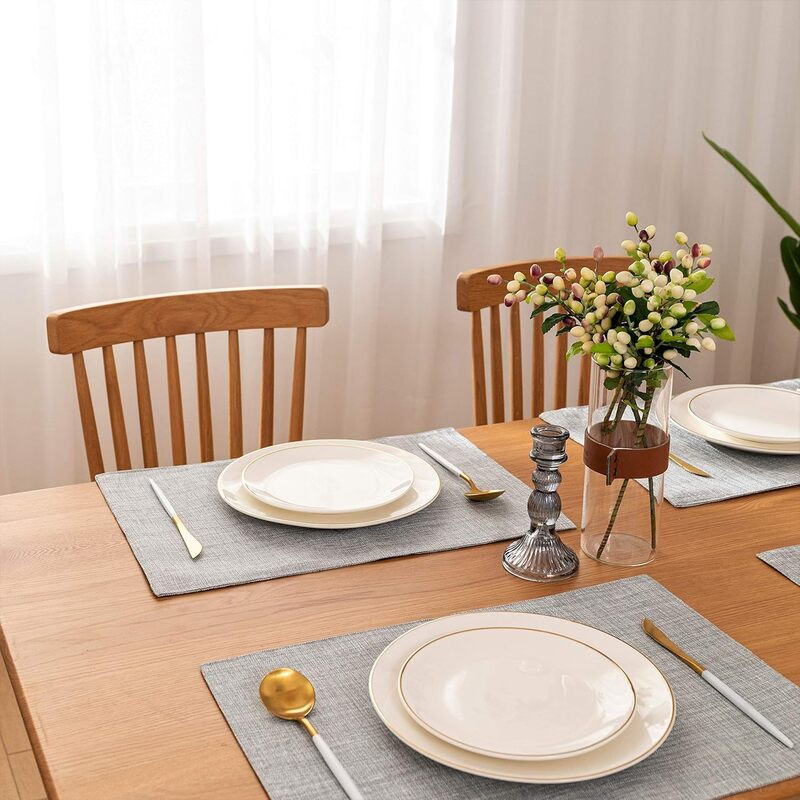Elegant Spill-Resistant Table Mats for Upscale Dining Decor