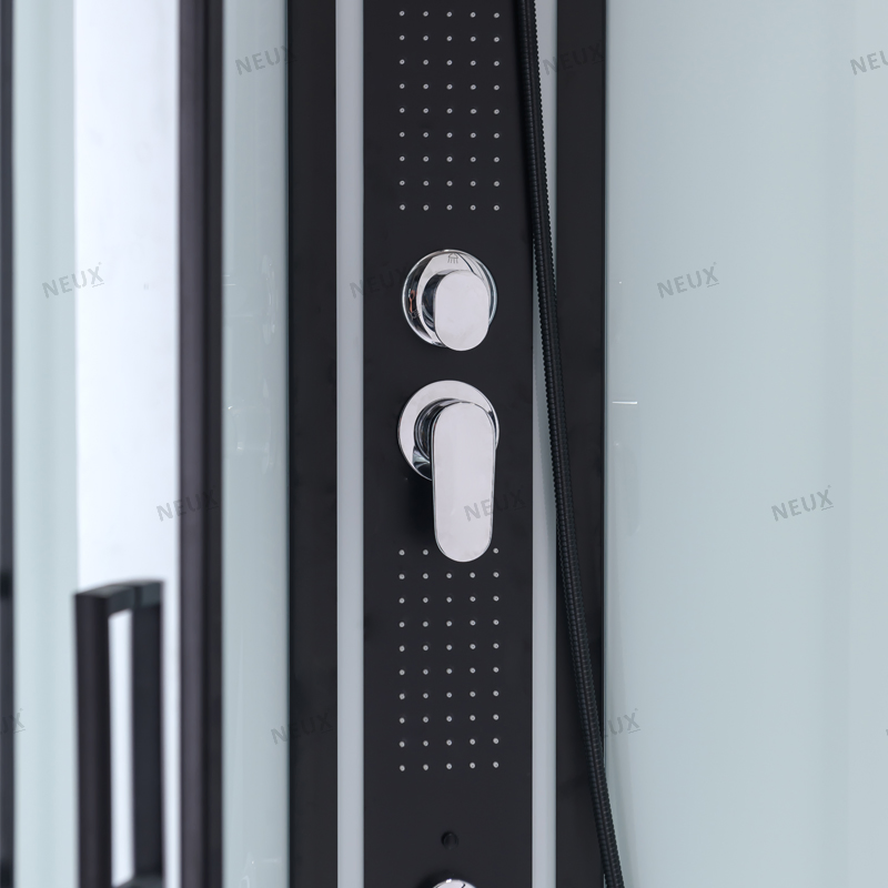 Tempered Glass Easy Installation Corner Bathroom Sector Sliding Door Shower Room