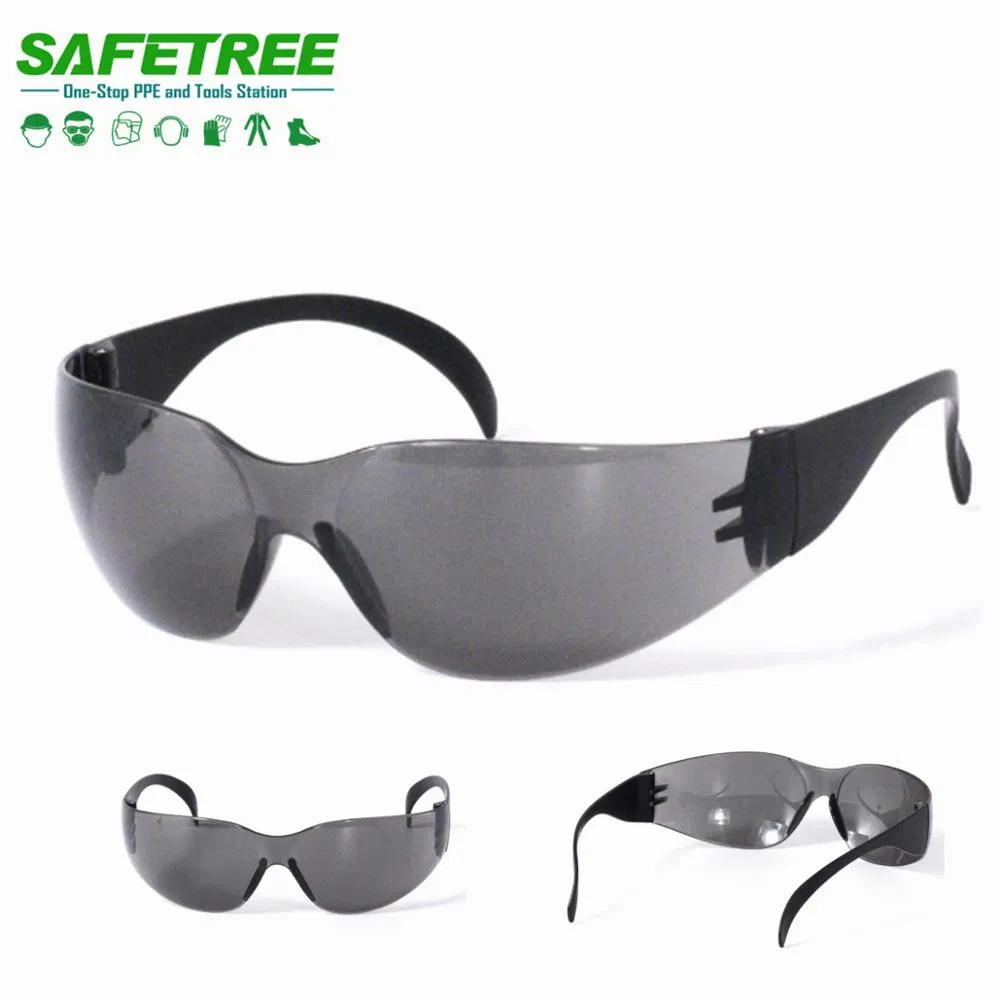 Safetree CE En166f&ANSI Z87.1 Safety Spectacles Clear Color Eye Protection PPE Safety Glasses Gt2603