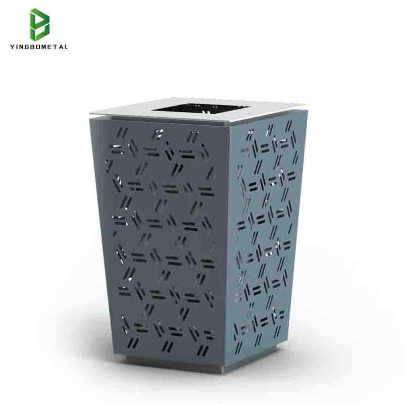 Уличная металлическая урна для мусора