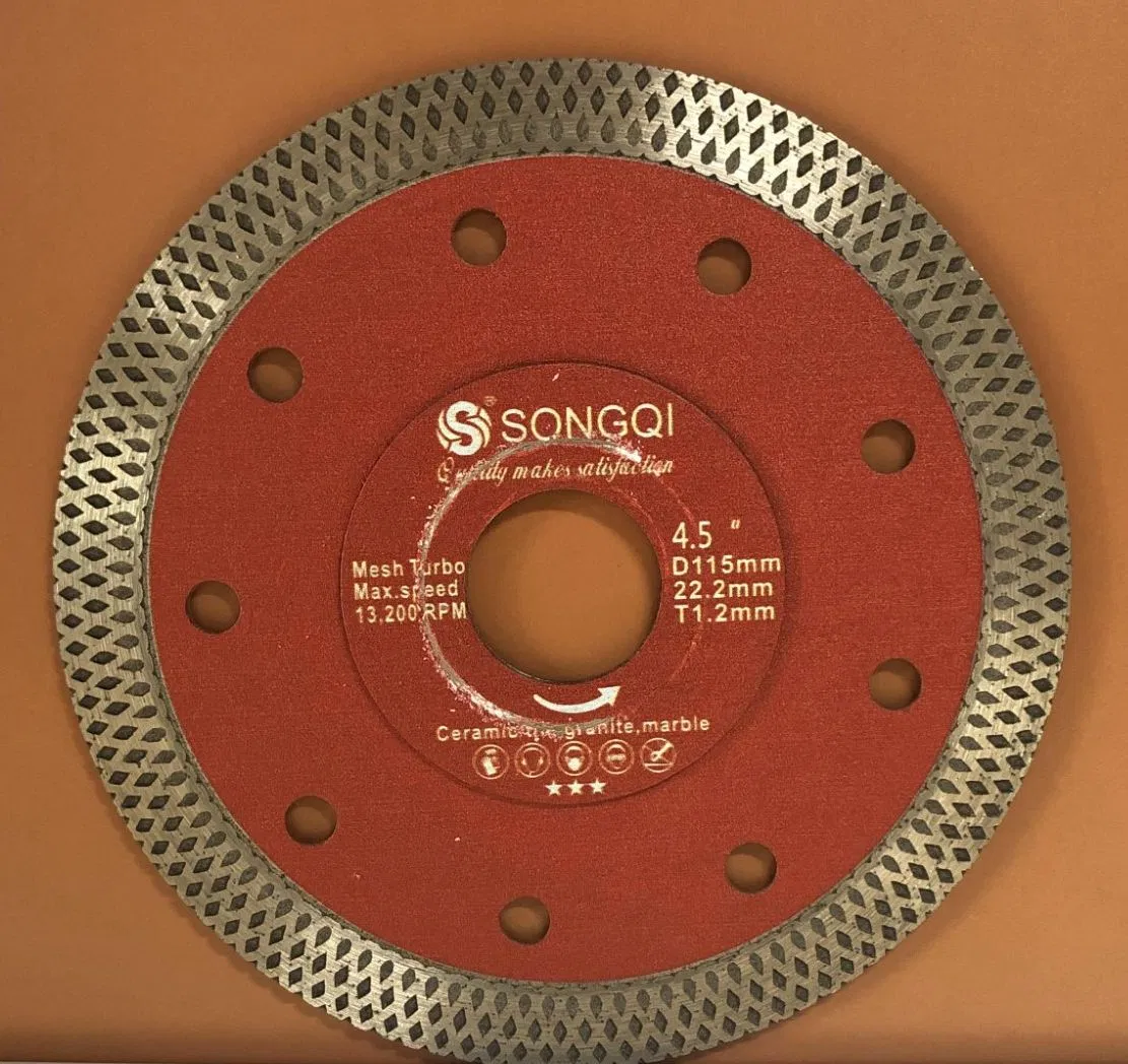 Songqi Diamond Saw Blade for Ceramic Tile Granite 115mm Two Color