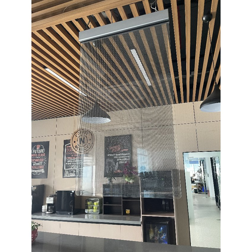 LED Transparent Outdoor Glass Advertising Screen Transparent Mesh Module Display
