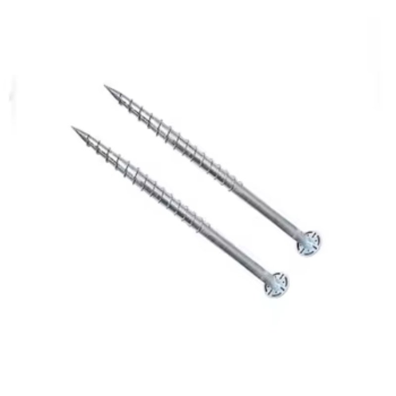 Customized Spiral Ground Anchor Ground Mount Galvanized Helical Screw Piles