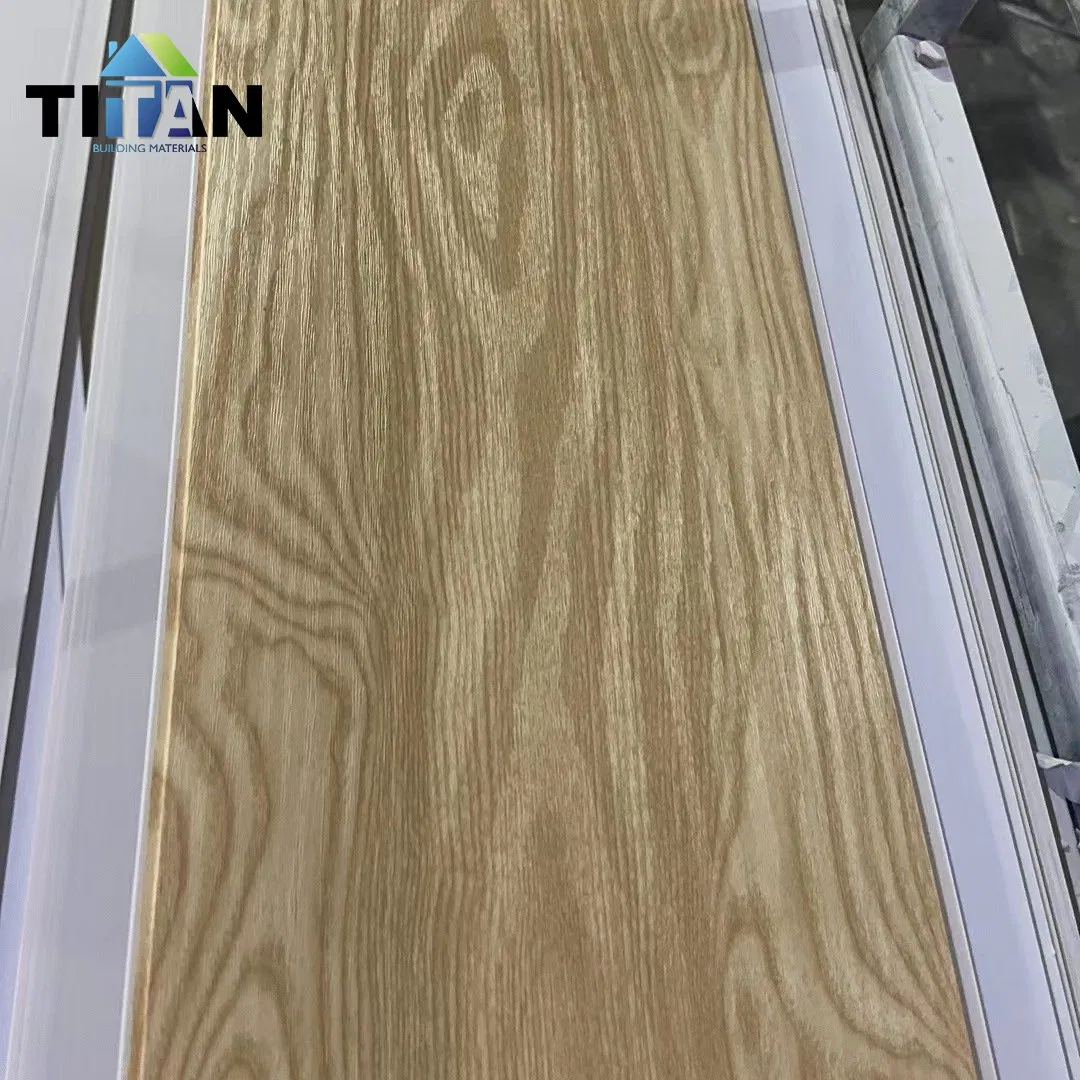 PVC False Sky Wood Plafond PVC Ceiling Panel De Techo PVC PARA Cielo Raso