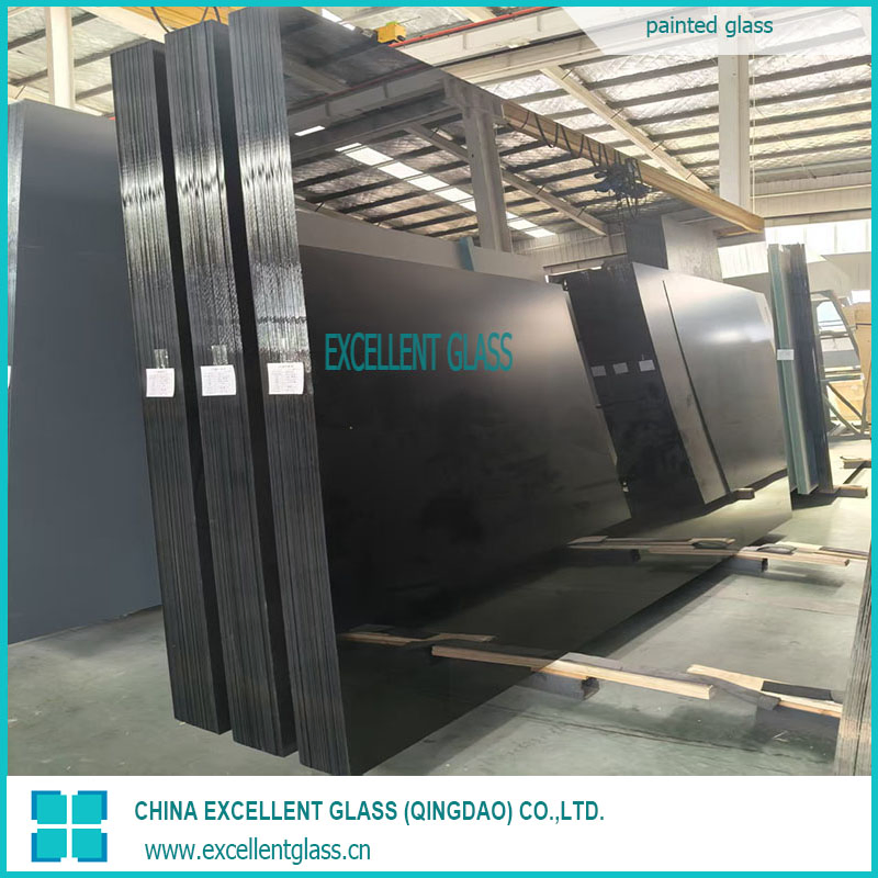 Custom Color Painted Glass - Tempered/Annealed Spray Painted Glass for Home & Commercial Use