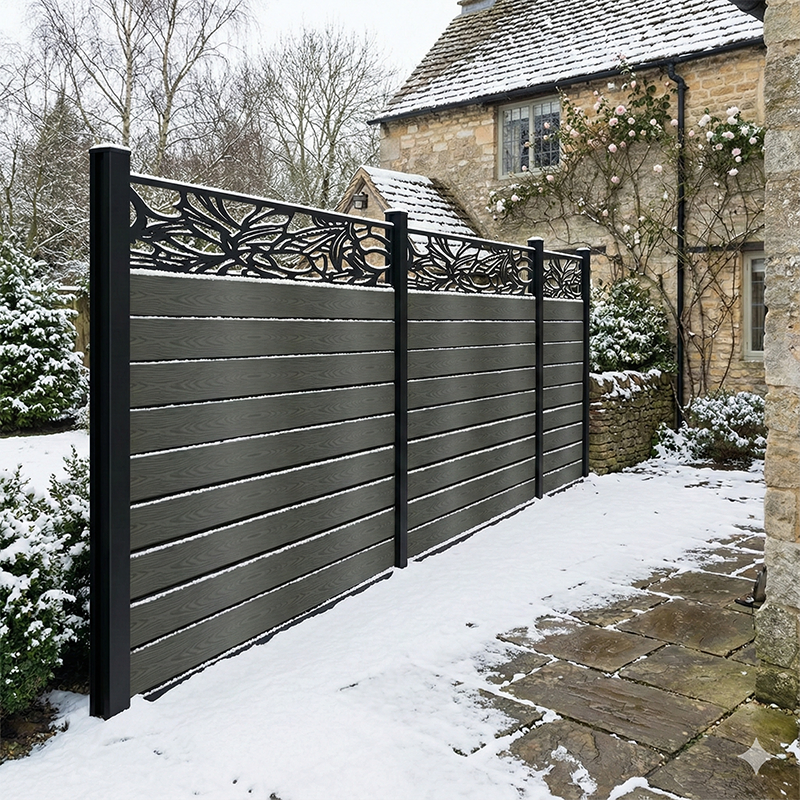 Weather-Resistant Wood Plastic Composite Fencing with ISO9001 Certification