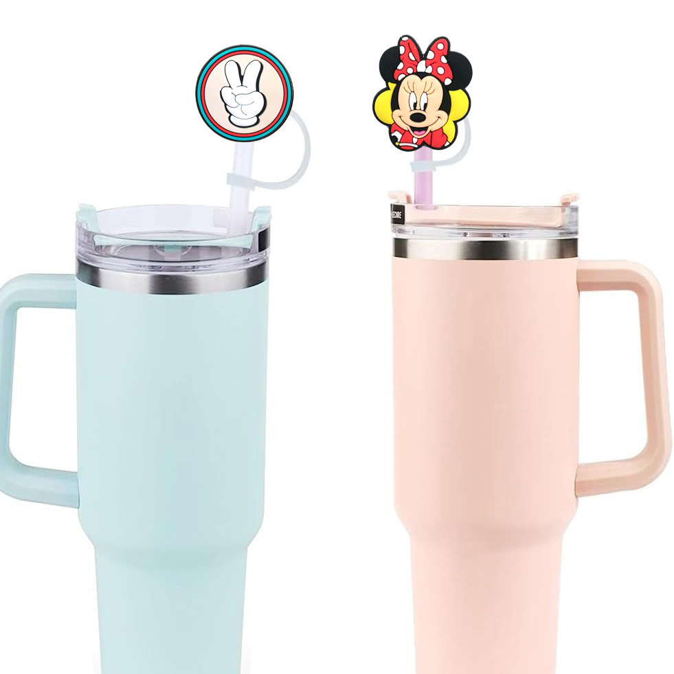 Cartoon Pokemon Straw Cap, Suitable for 8-10mm, Dustproof Cap, PVC Eco-Friendly, Versatile Straw Sleeve, Wholesale