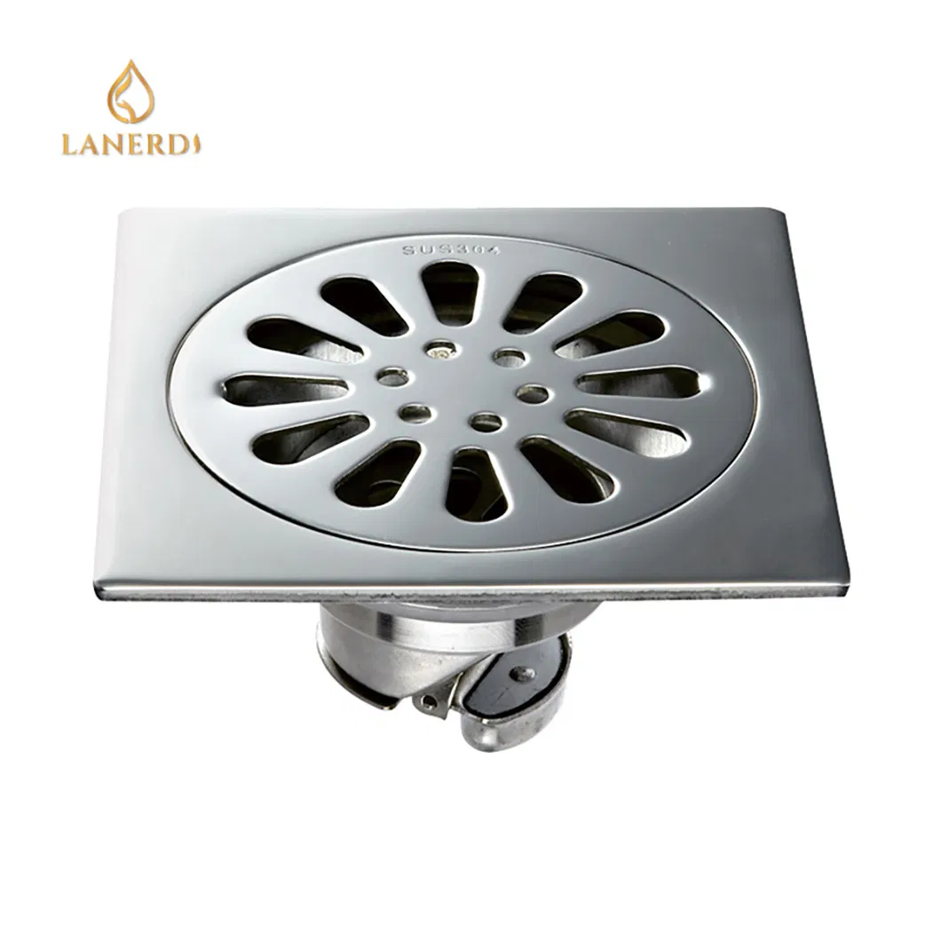 Квадратный миниатюрный трап для душа