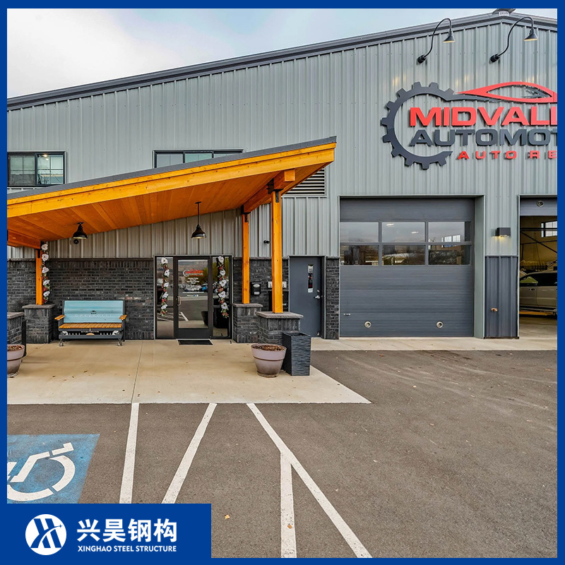 Industrial Grade Welded Portal Frame Wind Resistant Prefab/Prefabricated Shop Steel Structure