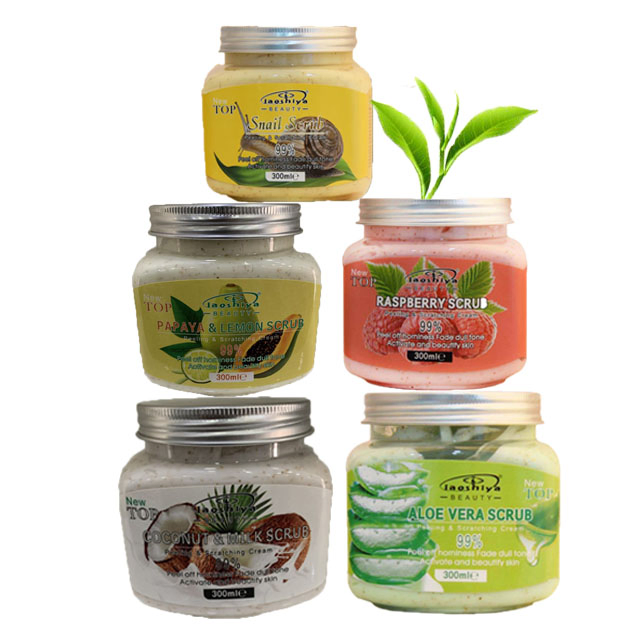 100% Herbal Exfoliate Bath Scurb Cream Different Flavor Foaming Whitening Body Exfoliating