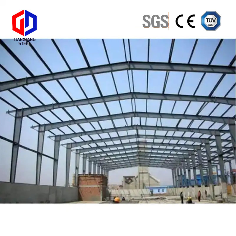 Heavy Structural Warehouse Prefabricated Prefab Garages Construction Profile Building Steel Structure Storage