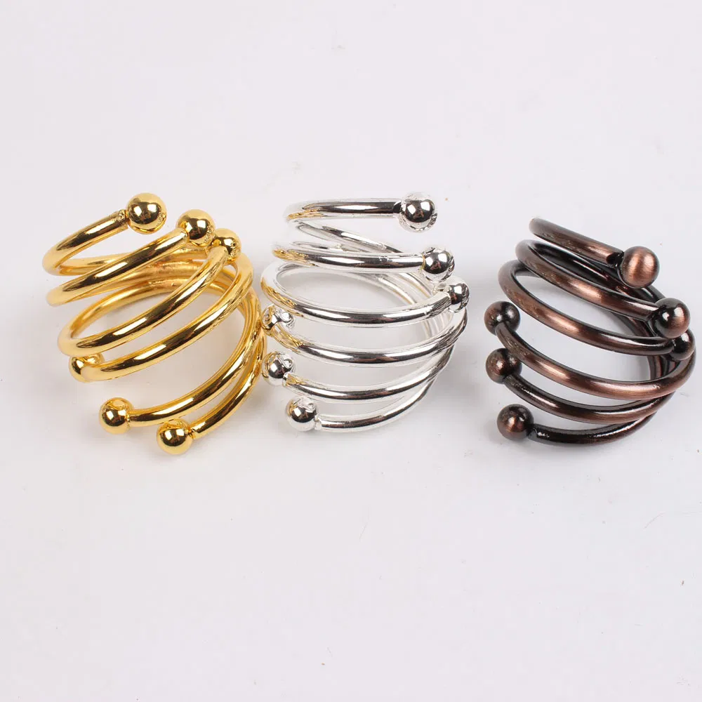 High Grade Gold Napkin Ring for Wedding Supplies